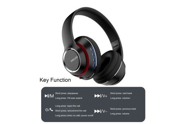 L500 Wireless Bluetooth 5.0 Foldable Headphones