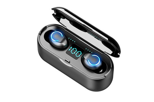 F9-8 Wireless Bluetooth 5.0 Earbuds — 8D Hi-Fi Audio & CVC 8.0 Smart Noise Cancellation