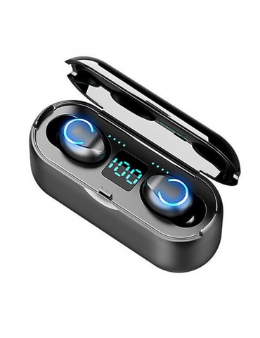 F9-8 Wireless Bluetooth 5.0 Earbuds — 8D Hi-Fi Audio & CVC 8.0 Smart Noise Cancellation