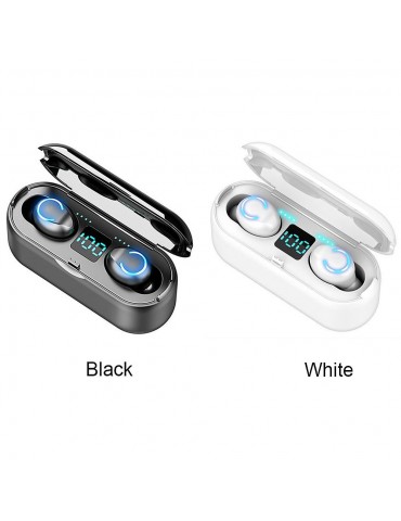 F9-8 Wireless Bluetooth 5.0 Earbuds — 8D Hi-Fi Audio & CVC 8.0 Smart Noise Cancellation