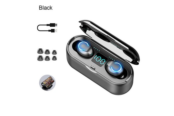 F9-8 Wireless Bluetooth 5.0 Earbuds — 8D Hi-Fi Audio & CVC 8.0 Smart Noise Cancellation