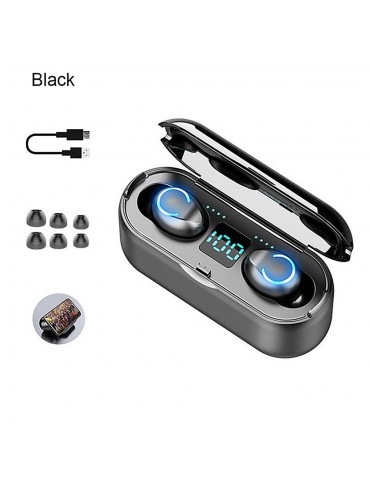 F9-8 Wireless Bluetooth 5.0 Earbuds — 8D Hi-Fi Audio & CVC 8.0 Smart Noise Cancellation