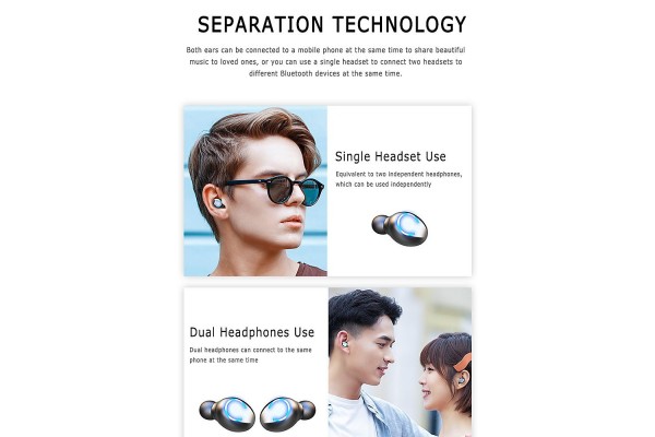 F9-8 Wireless Bluetooth 5.0 Earbuds — 8D Hi-Fi Audio & CVC 8.0 Smart Noise Cancellation