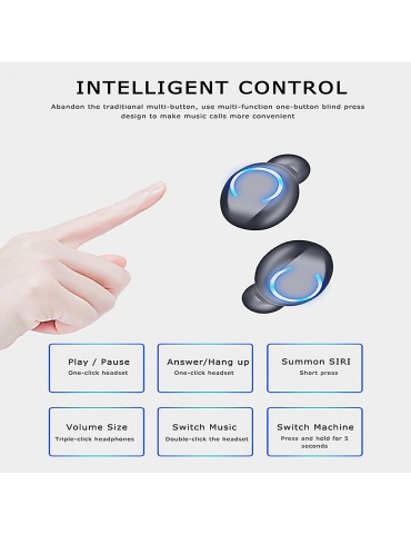 F9-8 Wireless Bluetooth 5.0 Earbuds — 8D Hi-Fi Audio & CVC 8.0 Smart Noise Cancellation