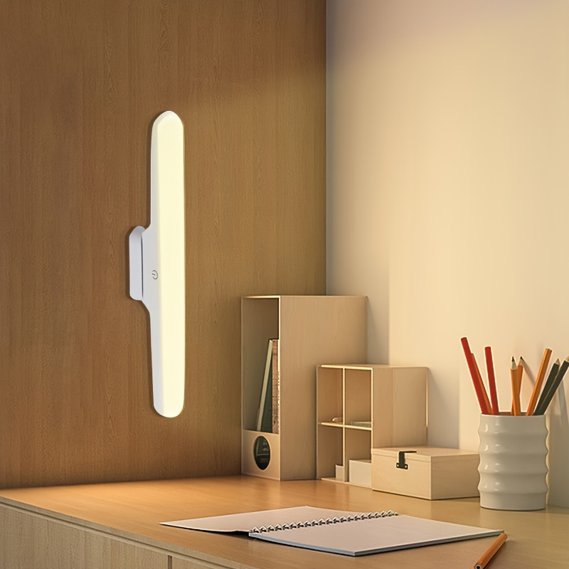USB-Rechargeable Magnetic LED Reading Lamp — 360° Rotatable, Eye-Care Desk Lamp
