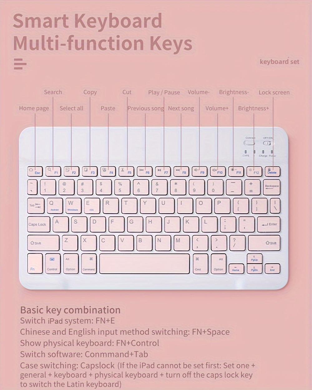 Ultra-Thin Bluetooth Keyboard and Mouse Set — Rechargeable