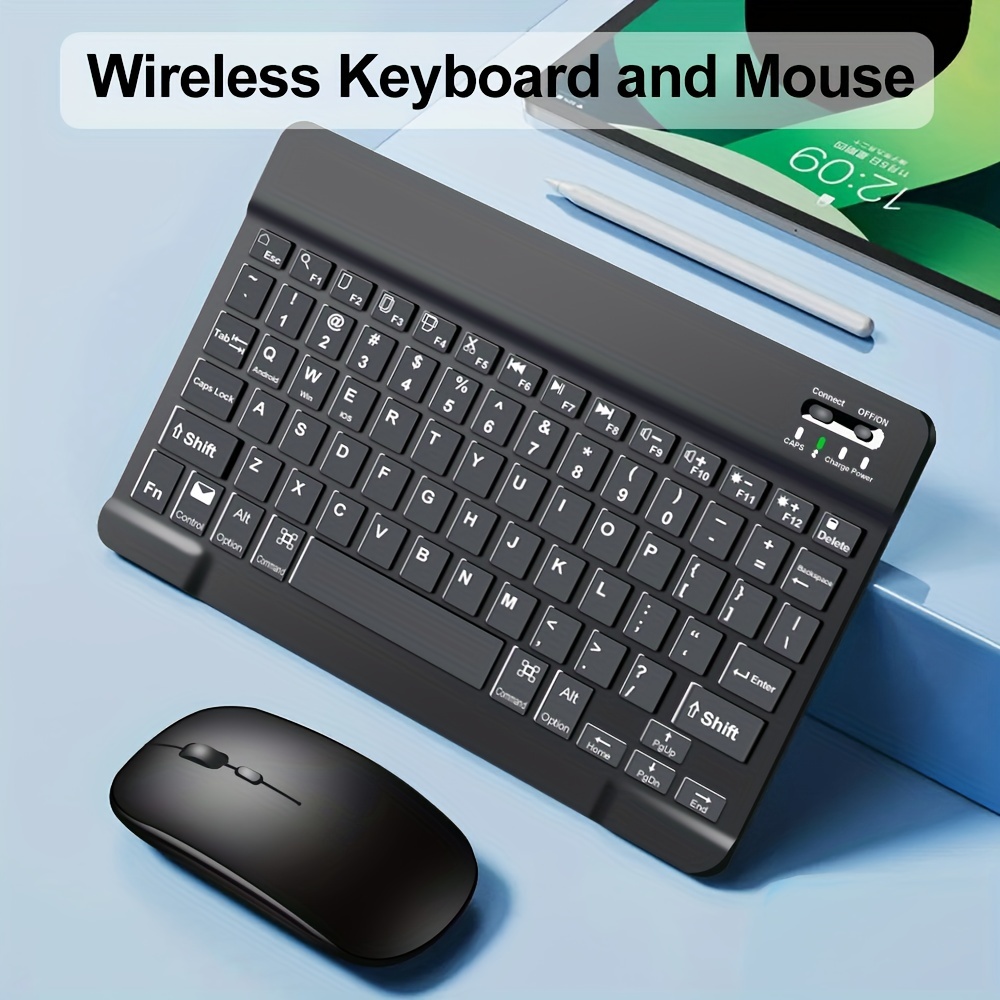 Ultra-Thin Bluetooth Keyboard and Mouse Set — Rechargeable