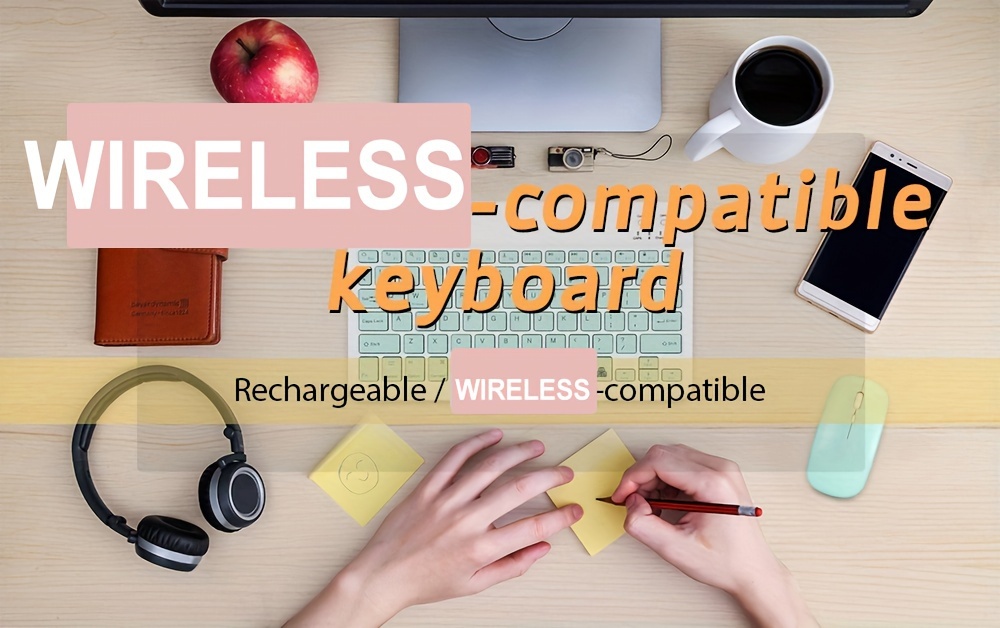 Ultra-Thin Bluetooth Keyboard and Mouse Set — Rechargeable