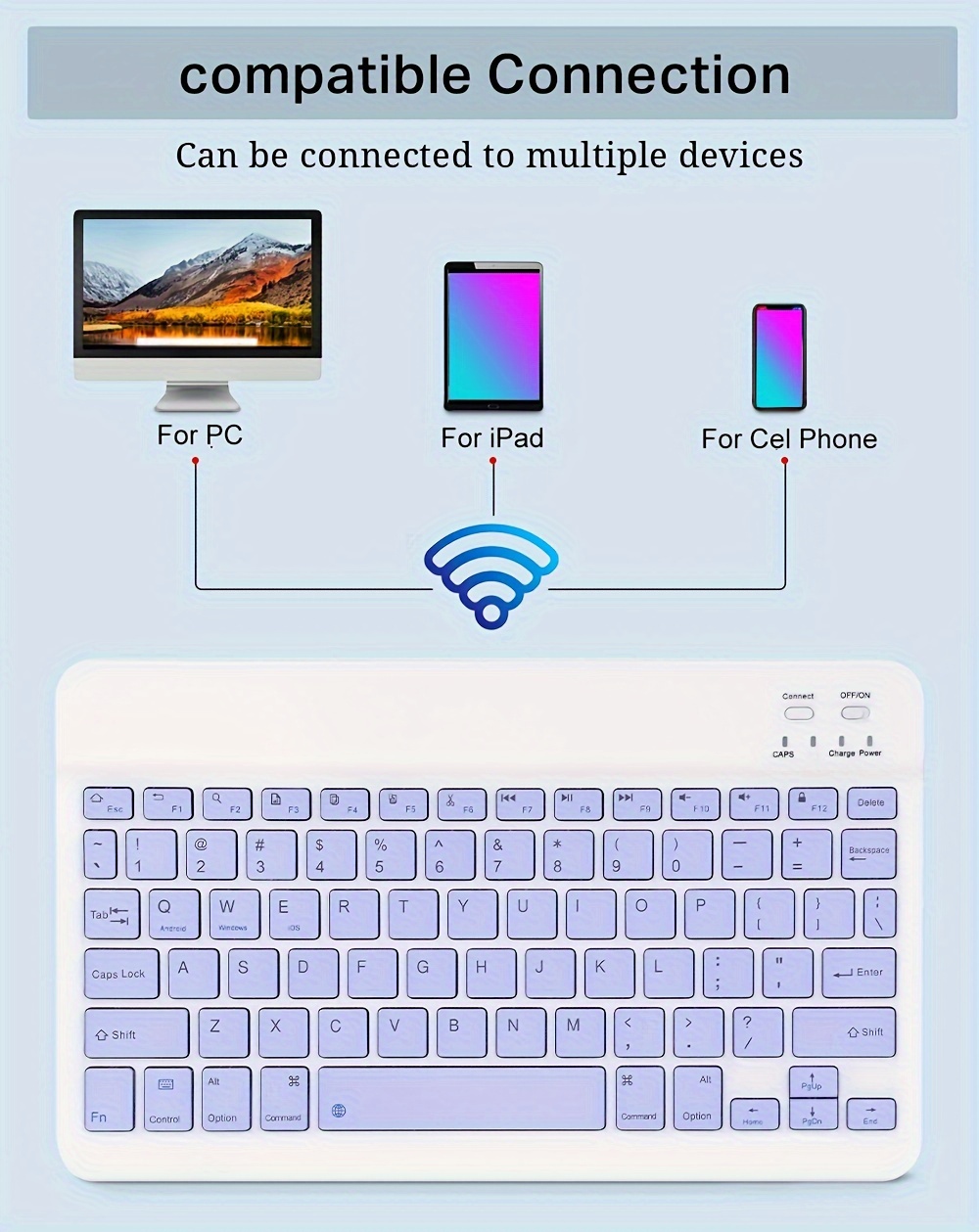 Ultra-Thin Bluetooth Keyboard and Mouse Set — Rechargeable