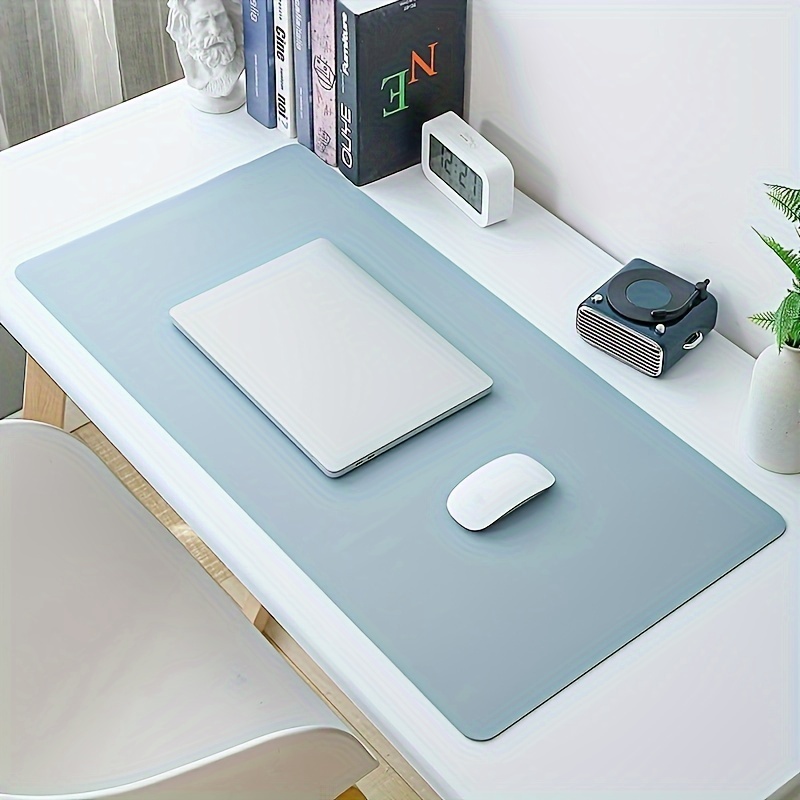Large-Size Waterproof PU Leather Desk Mat — Keyboard & Mouse Pad