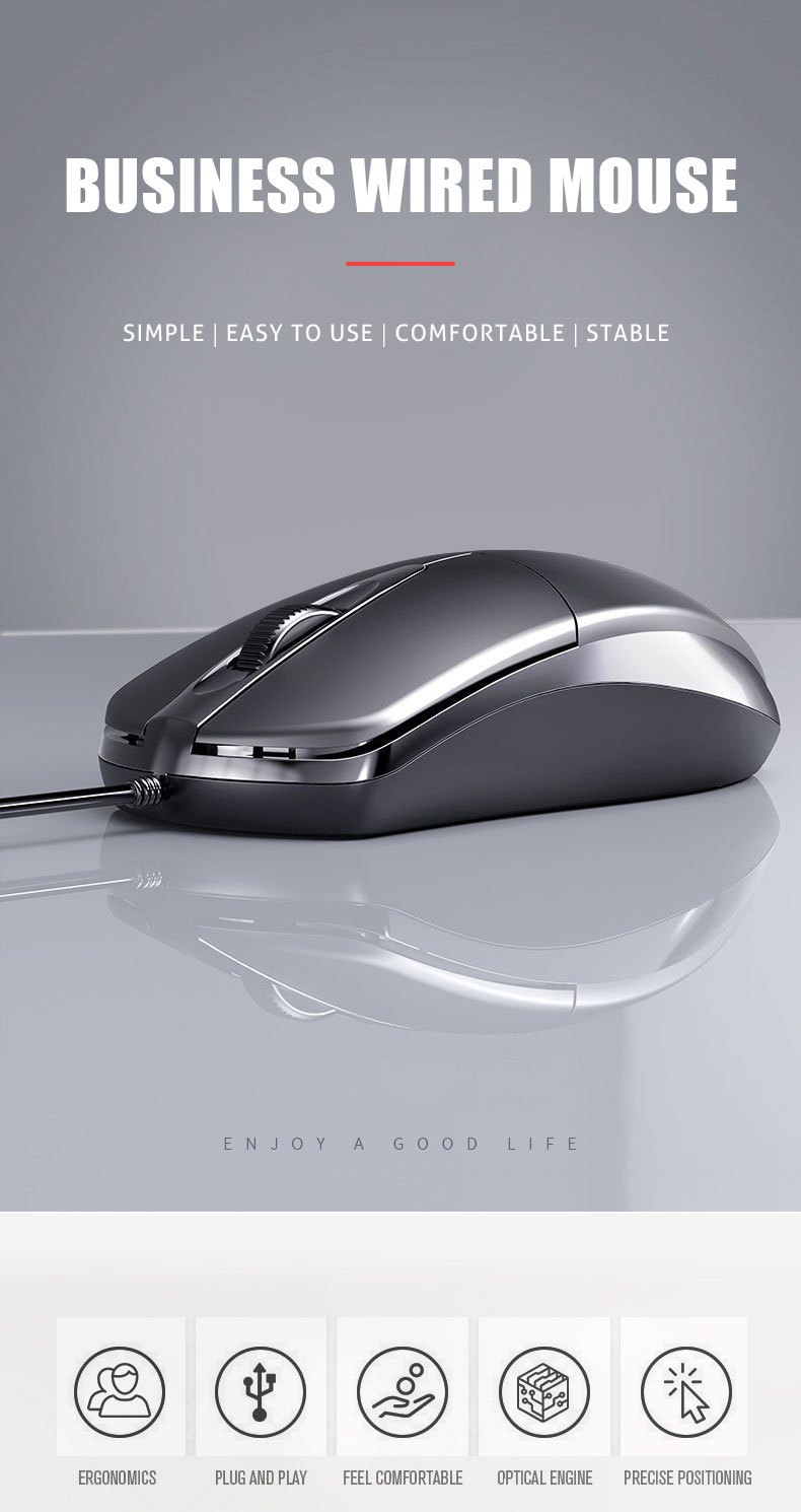 Game mouse front view