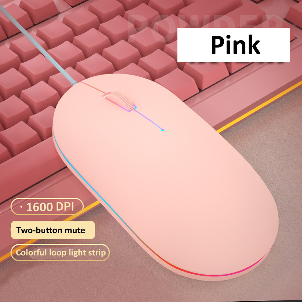 Silent Mini USB Mouse – 1600 DPI, Ambidextrous