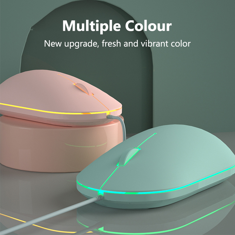 Silent Mini USB Mouse – 1600 DPI, Ambidextrous
