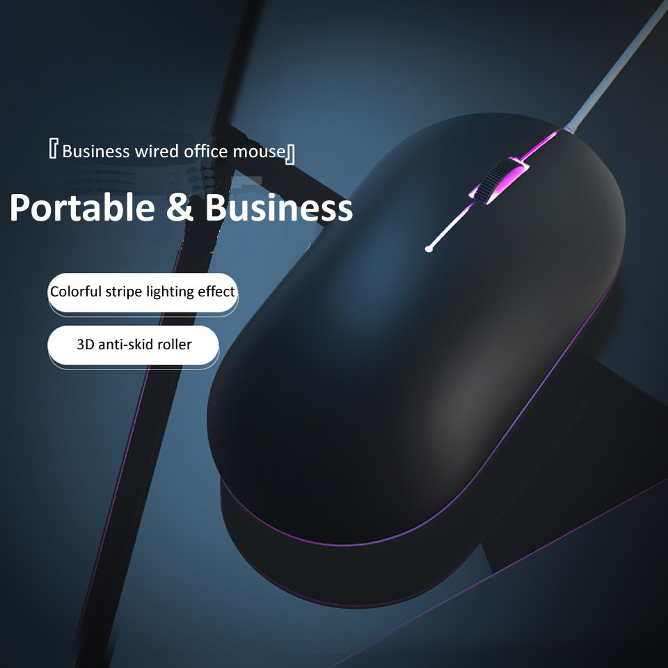 Silent Mini USB Mouse – 1600 DPI, Ambidextrous