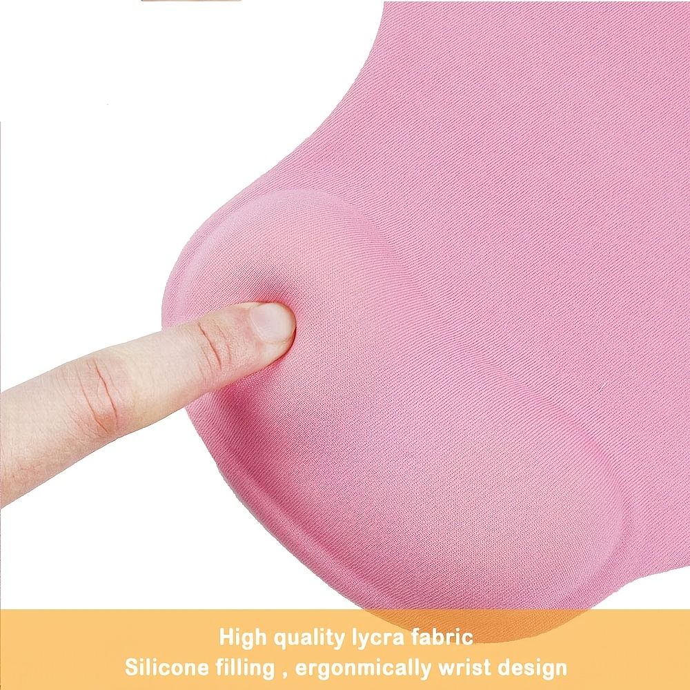 Ergonomic Gel Wrist Rest Mouse Pad — Non-Slip & Washable