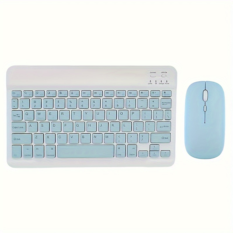 Rechargeable Wireless Keyboard and Mouse Set — Silent Design, USB-C Charging