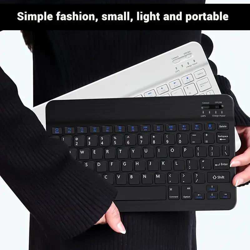 Rechargeable Wireless Keyboard and Mouse Set — Silent Design, USB-C Charging