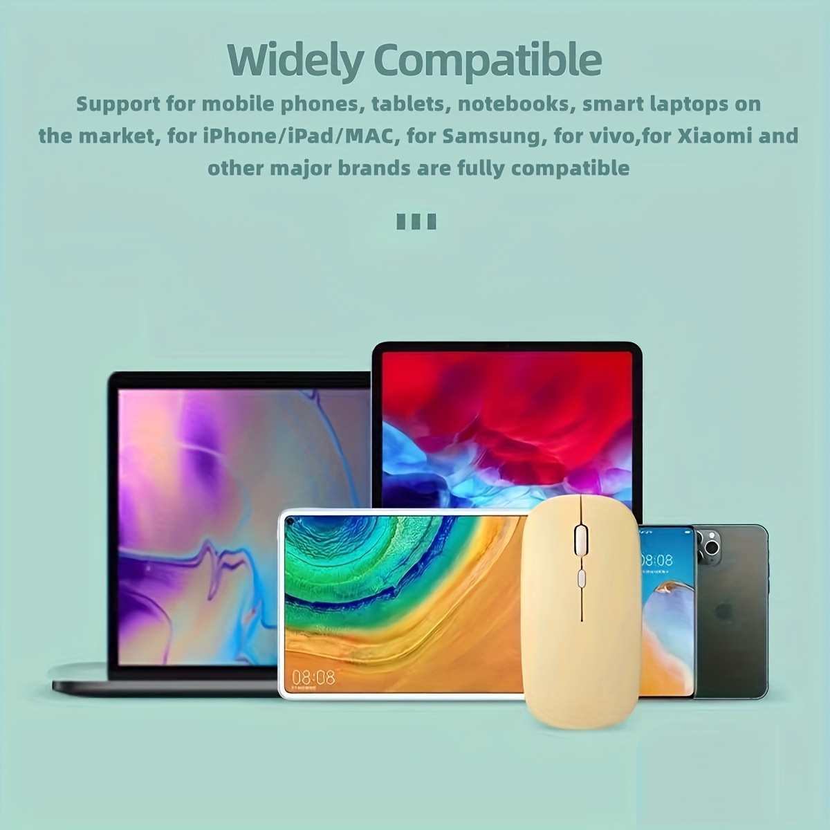 Wireless mouse for iPad, Tab, MatePad, Android & Windows tablets — Detail image 5
