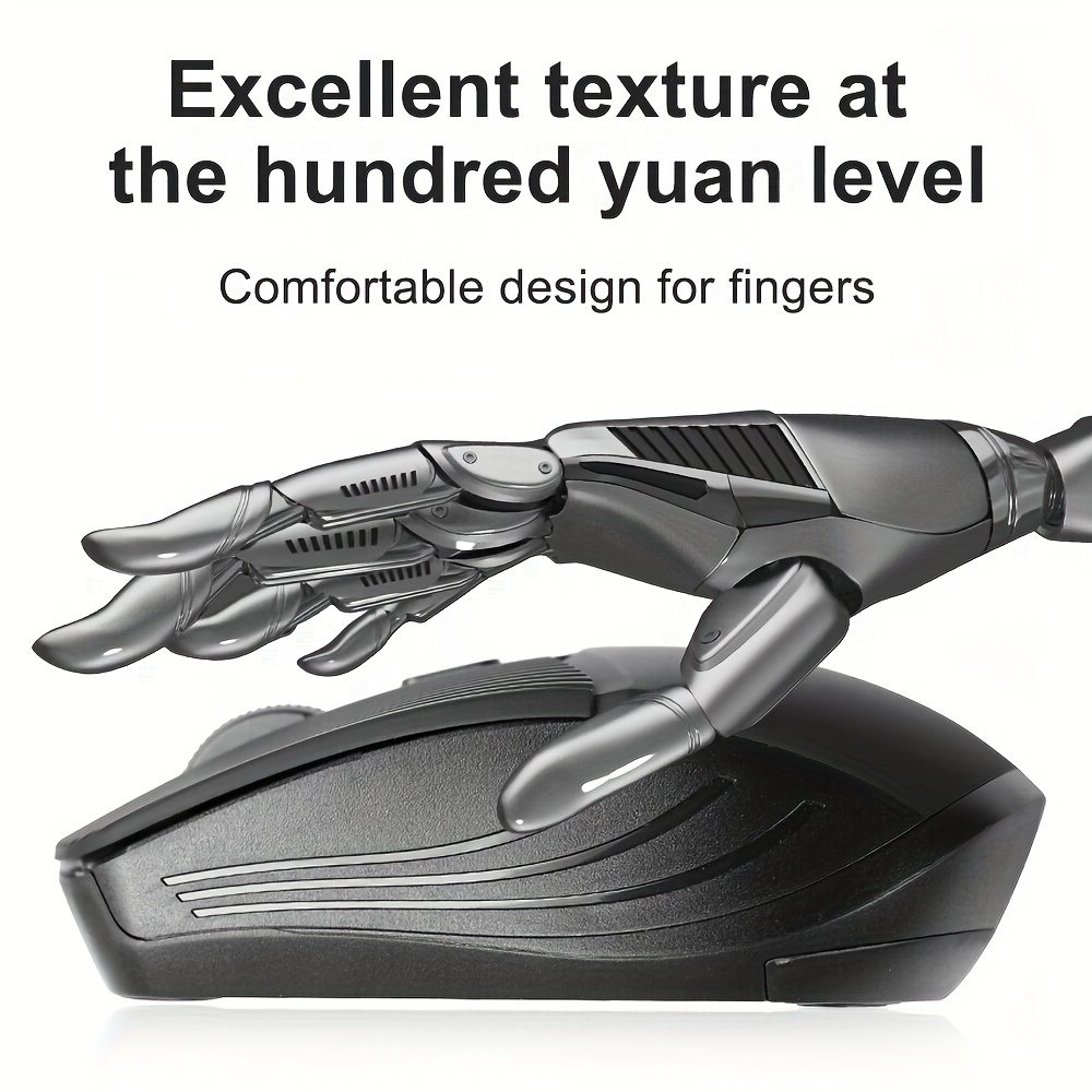 Wireless Optical Mouse – 4-Button, 1200/1600/3200 DPI