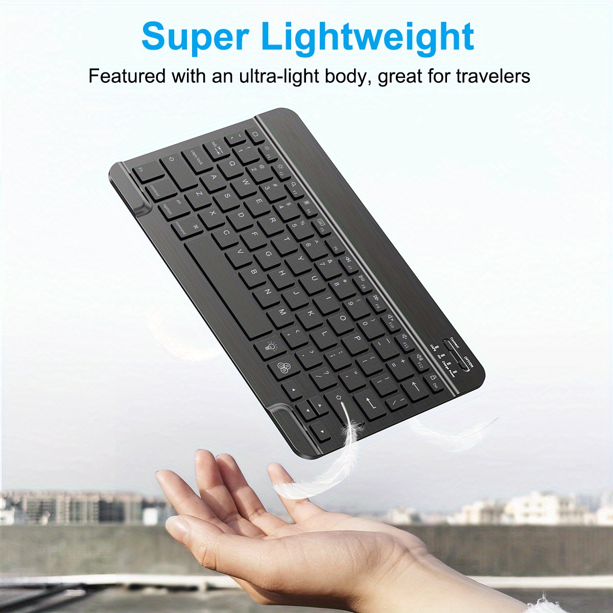 Mini 78-Key Wireless Gaming Keyboard — Bluetooth, Rechargeable