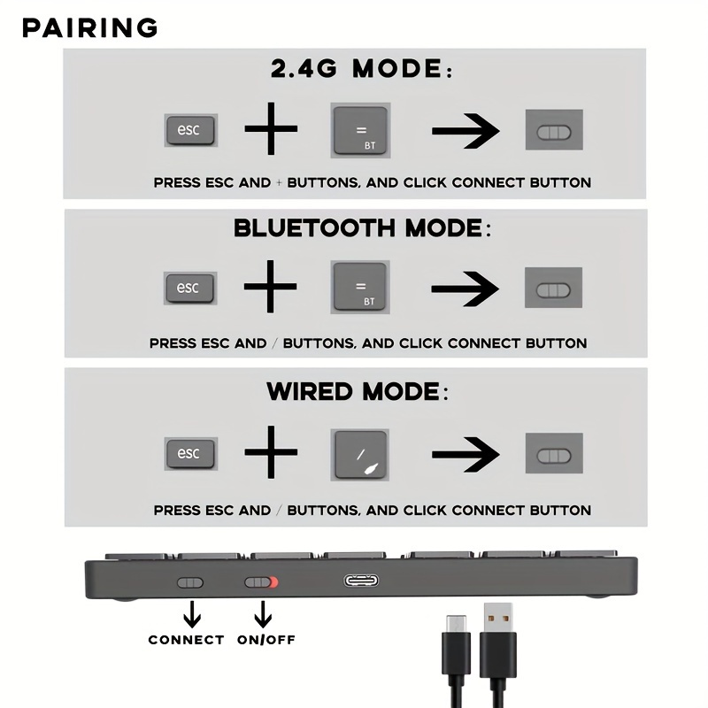 Keypad paired with iPad via Bluetooth