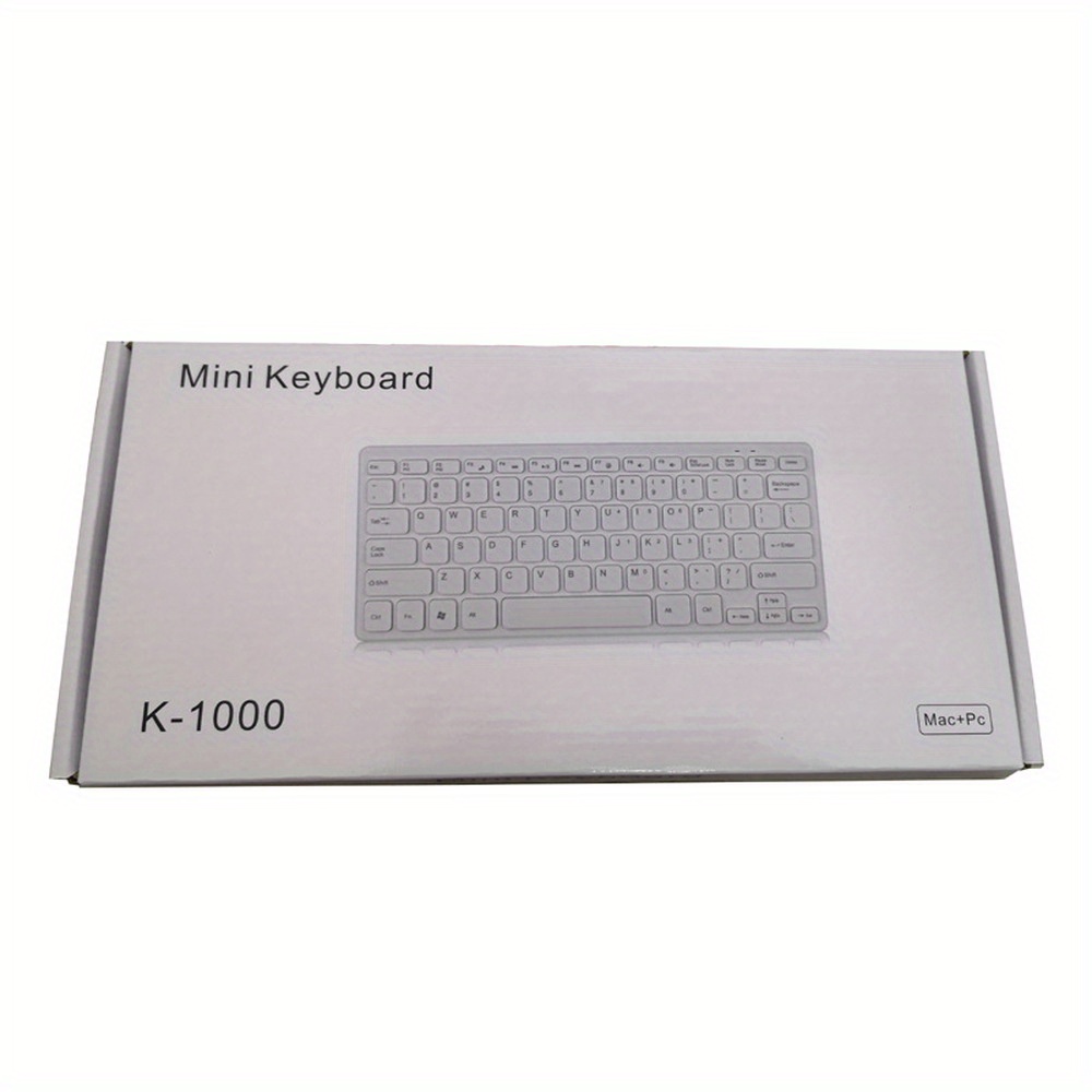 K1000 Mini USB Wired Keyboard – Chocolate-Style Keycaps