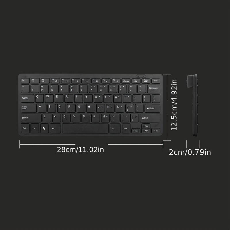 K1000 Mini USB Wired Keyboard – Chocolate-Style Keycaps