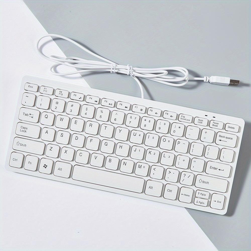 K1000 Mini USB Wired Keyboard – Chocolate-Style Keycaps
