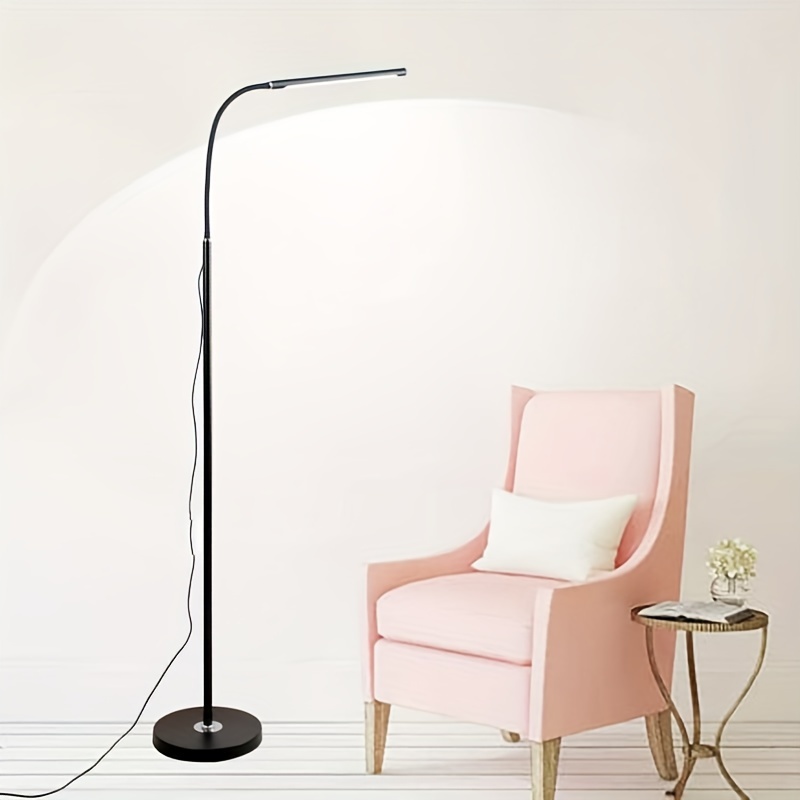 Adjustable Gooseneck LED Floor Lamp — 3 Color Temperatures, 10 Brightness Levels, USB-Powered — Product Detail Image 4