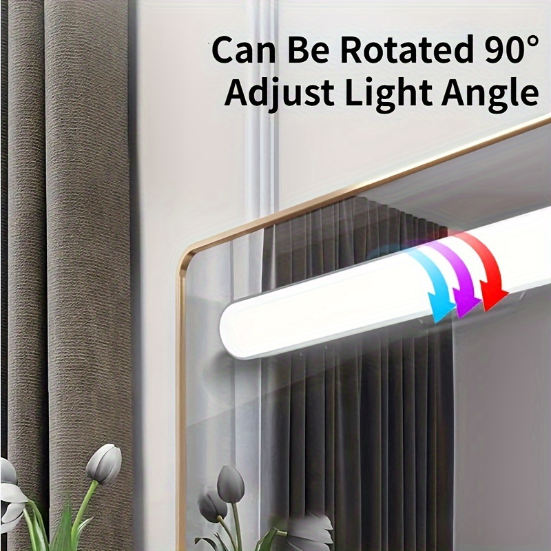LED Magnetic Reading Lamp — Tri-Color Adjustable, USB-C Rechargeable, No-Drill Portable Desk Lamp