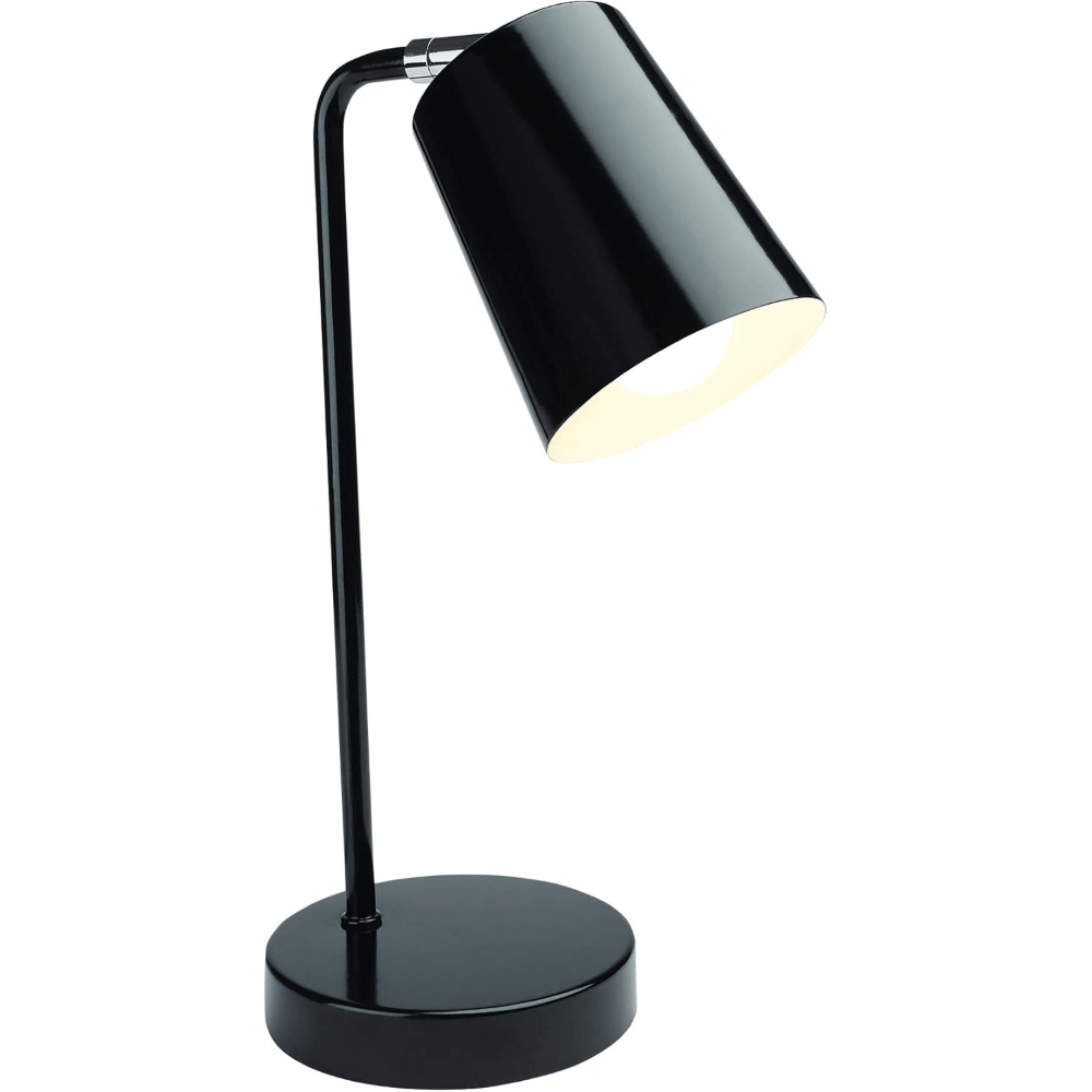 Modern Black Metal LED Desk Lamp — Adjustable Reading Lamp