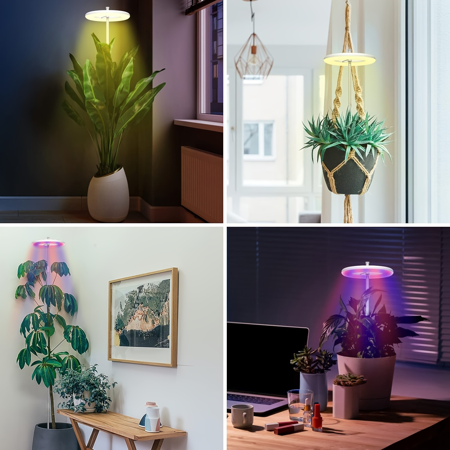 USB-Powered Full-Spectrum Adjustable-Height LED Grow Light