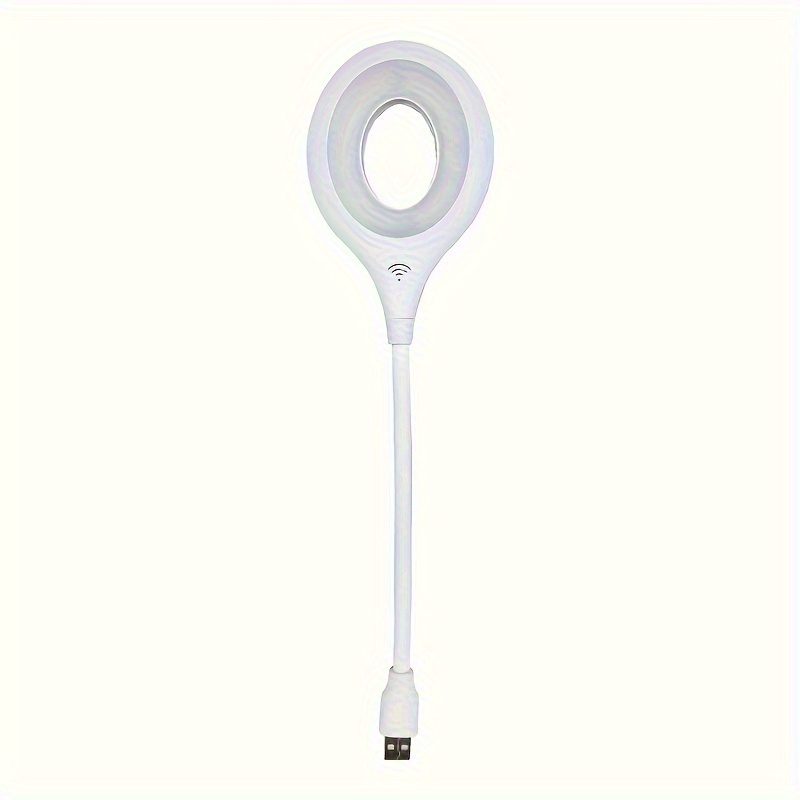 USB-Foldable LED Desk Lamp with Flicker-Free Ring Light