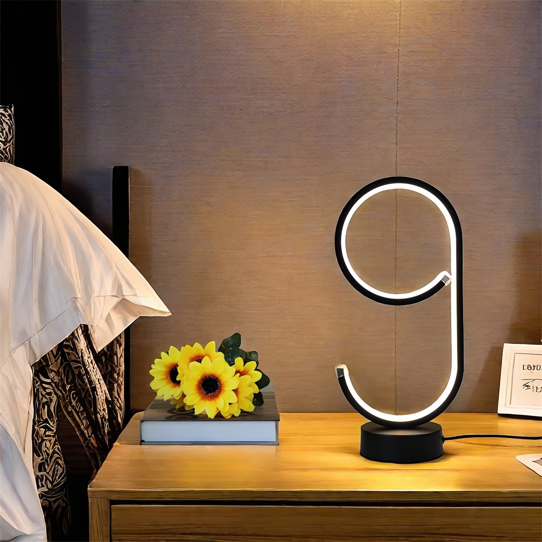 Aluminum Alloy LED Desk Lamp — USB-Powered, 3-Color Temperature & Dimmable