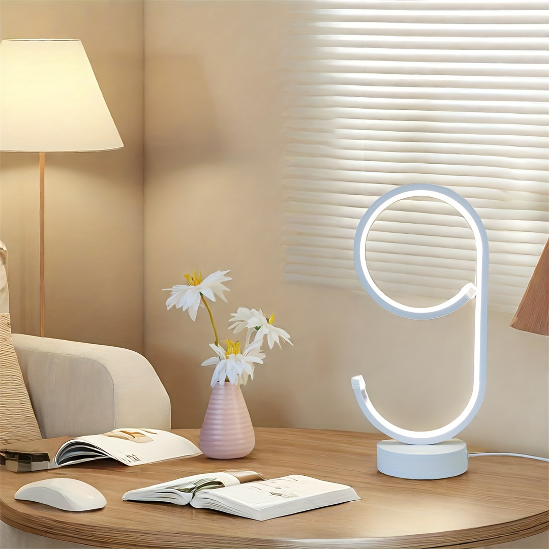 Aluminum Alloy LED Desk Lamp — USB-Powered, 3-Color Temperature & Dimmable