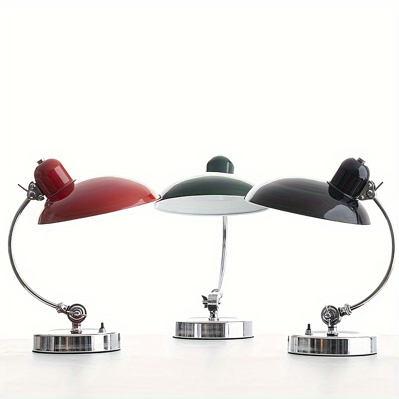 Nordic Vintage Gooseneck Desk Lamp — Adjustable Iron Base