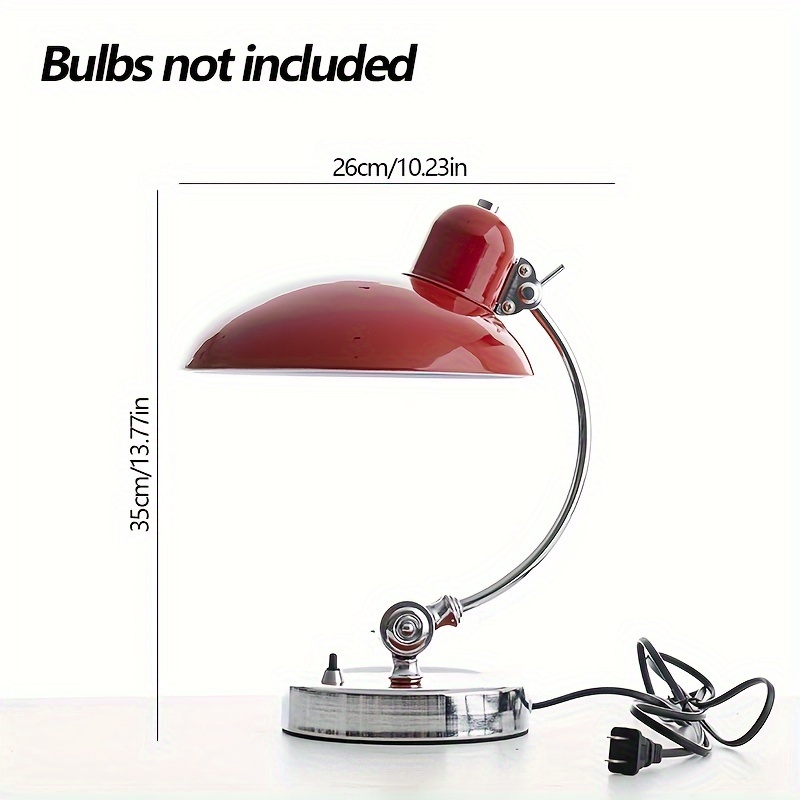 Nordic Vintage Gooseneck Desk Lamp — Adjustable Iron Base