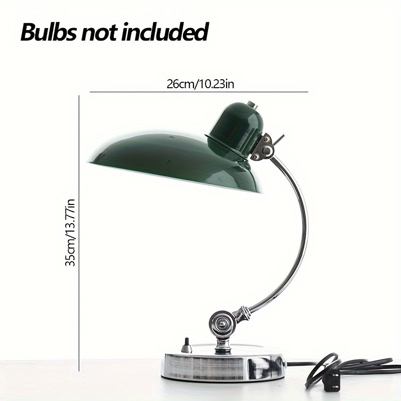 Nordic Vintage Gooseneck Desk Lamp — Adjustable Iron Base