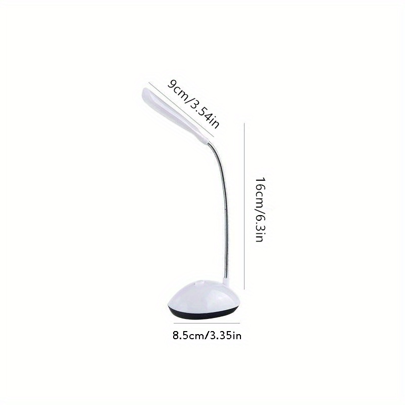 LED Adjustable Gooseneck Desk Lamp — Battery-Powered, Flexible & Eye-Comfort Lighting