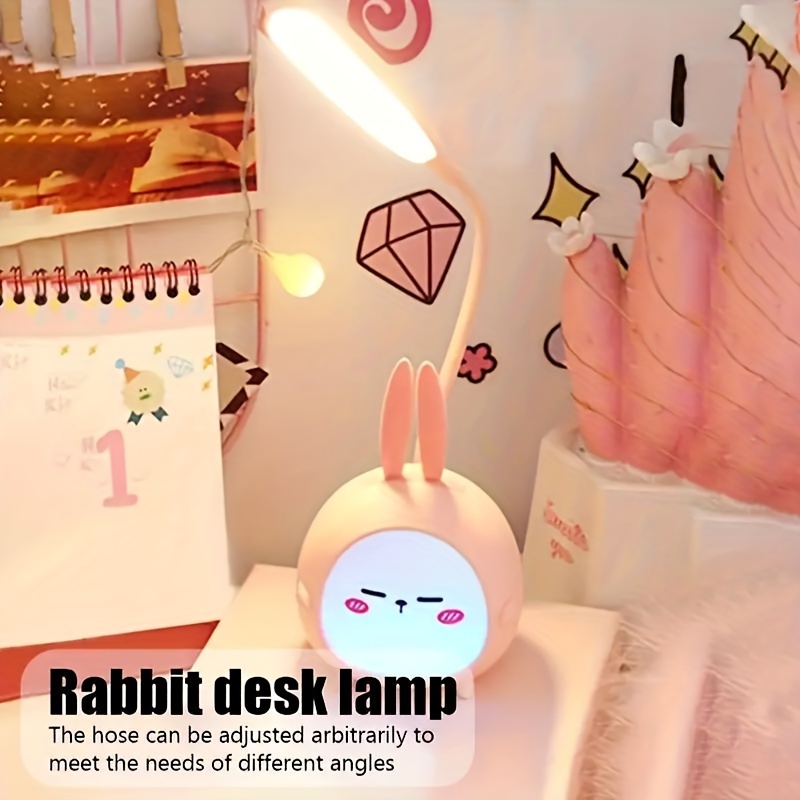 Adjustable Rabbit LED Desk Lamp — Side View / Adjustment Detail