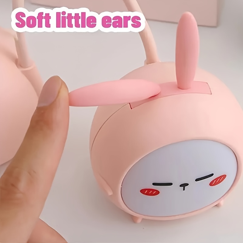 Rabbit-Shaped LED Desk Lamp — USB-Rechargeable Eye-Care Lamp