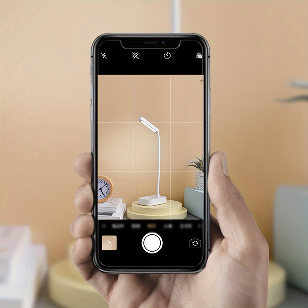Compact White LED Eye-Care Desk Lamp — USB-Powered (No Battery), Suitable for Office, Reading, and Bedroom Use – Image 2