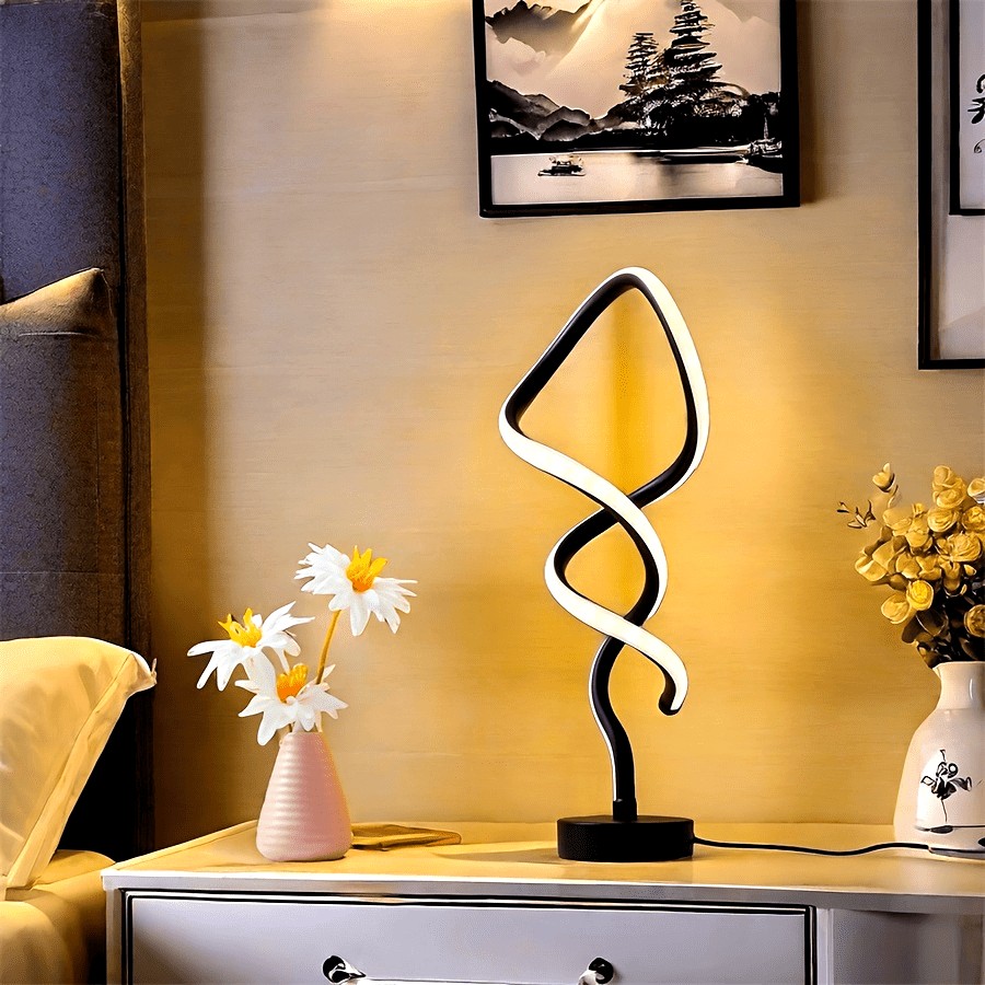 USB Cane-Style Desk Lamp — Tri-Color LED Eye-Protection Lamp
