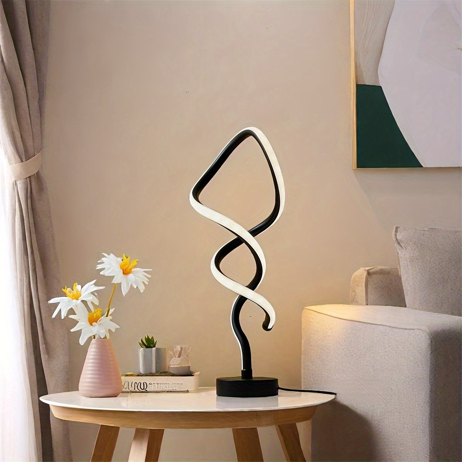 USB Cane-Style Desk Lamp — Tri-Color LED Eye-Protection Lamp