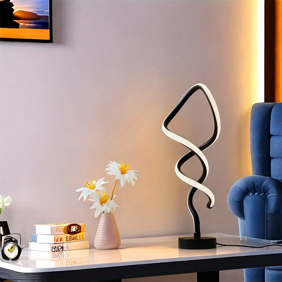 USB Cane-Style Desk Lamp — Tri-Color LED Eye-Protection Lamp