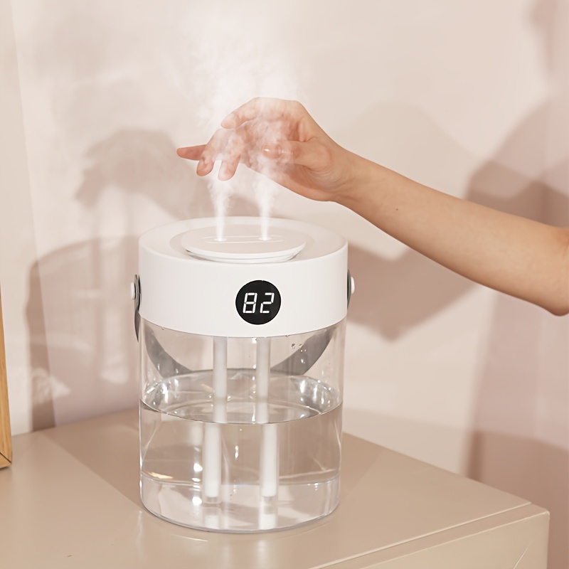 Extra-Large-Capacity Silent USB Humidifier — Dual Mist Nozzles