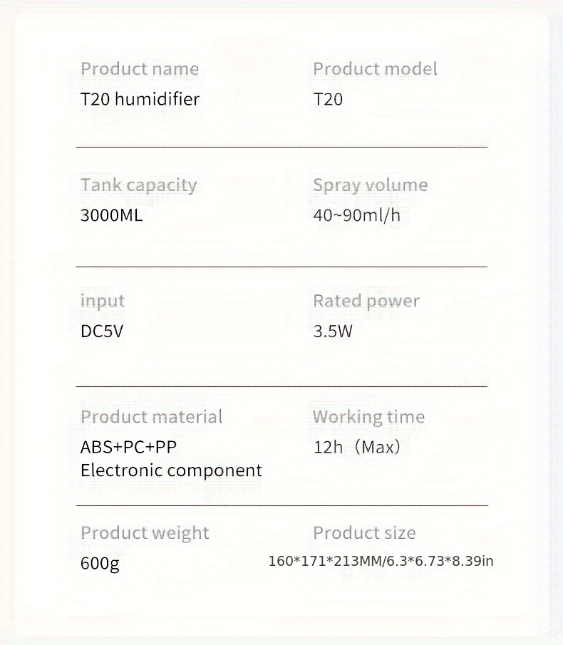 Extra-Large-Capacity Silent USB Humidifier — Dual Mist Nozzles
