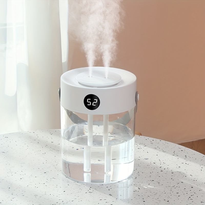 Extra-Large-Capacity Silent USB Humidifier — Dual Mist Nozzles
