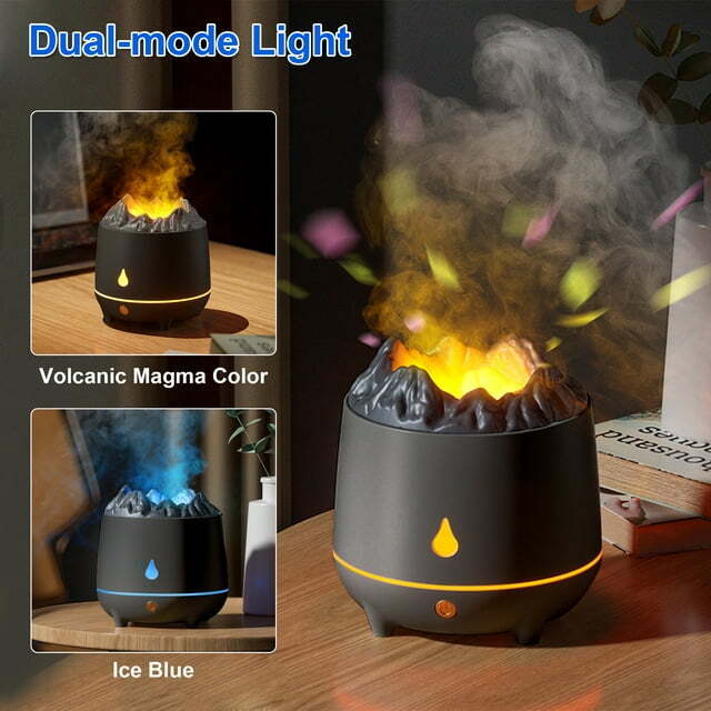 400ml Ultrasonic Humidifier & Essential Oil Diffuser