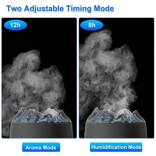 400ml Ultrasonic Humidifier & Essential Oil Diffuser
